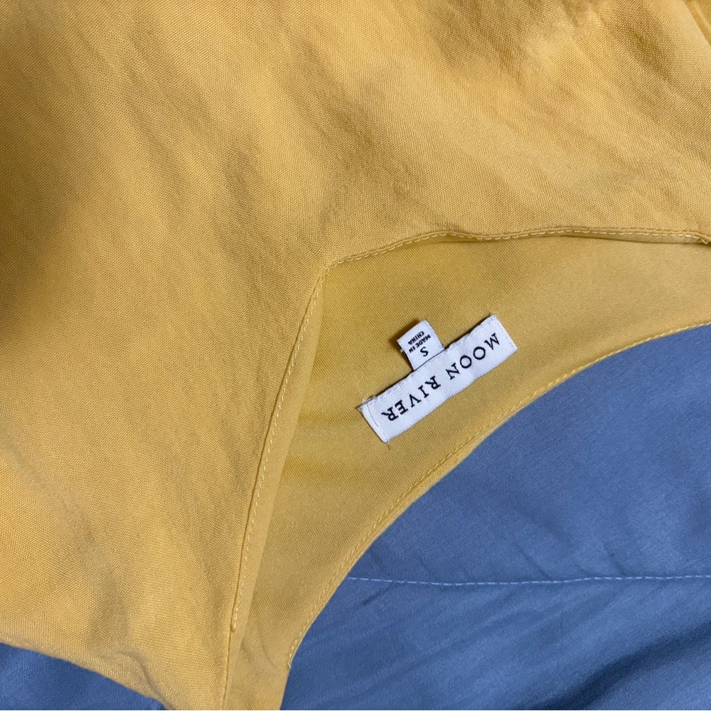 Moon River yellow Mustard sundress